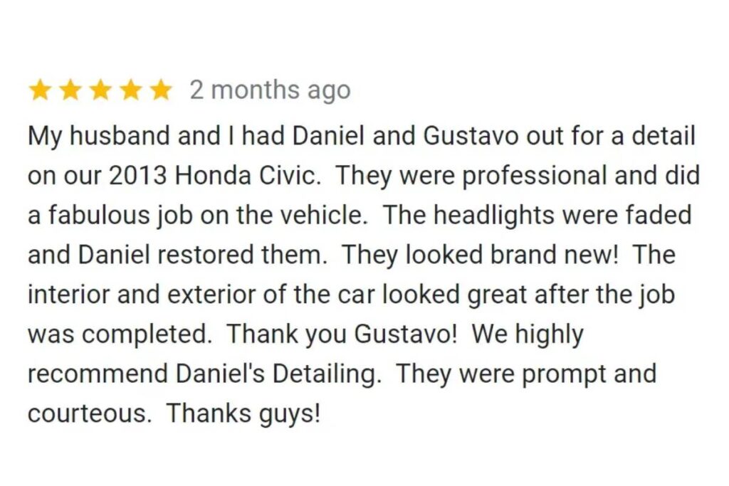 daniel's detailing review what are they saying (3)