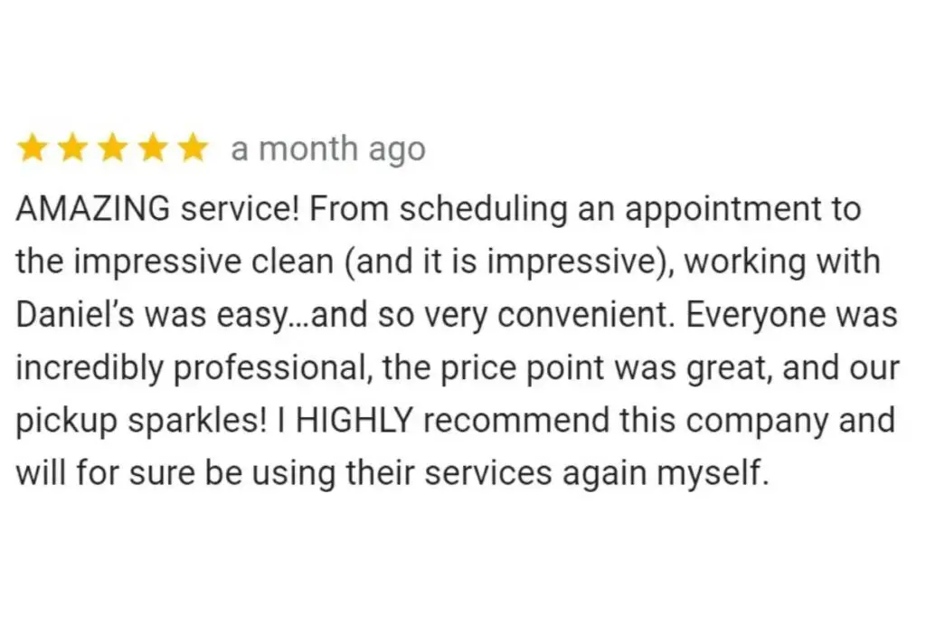 daniel's detailing review what are they saying (4)